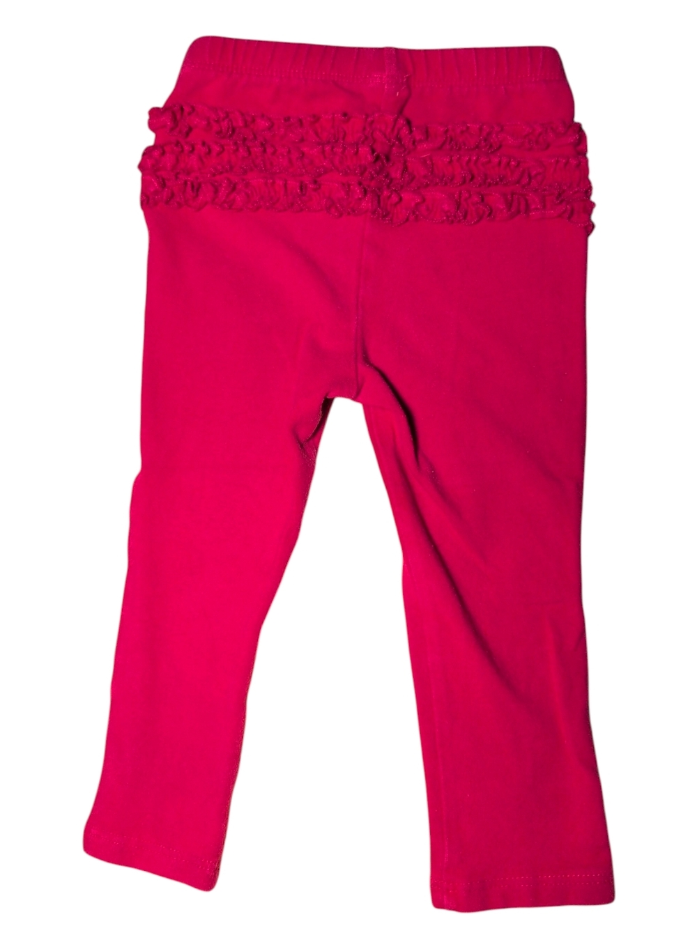 🍁2/$7🍁OLD NAVY Solid Red Ruffle Butt Leggings